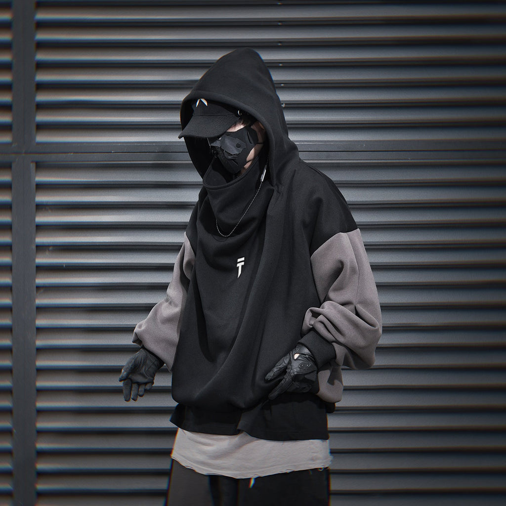 HiH51 Black T-Tech Men's Hoodie