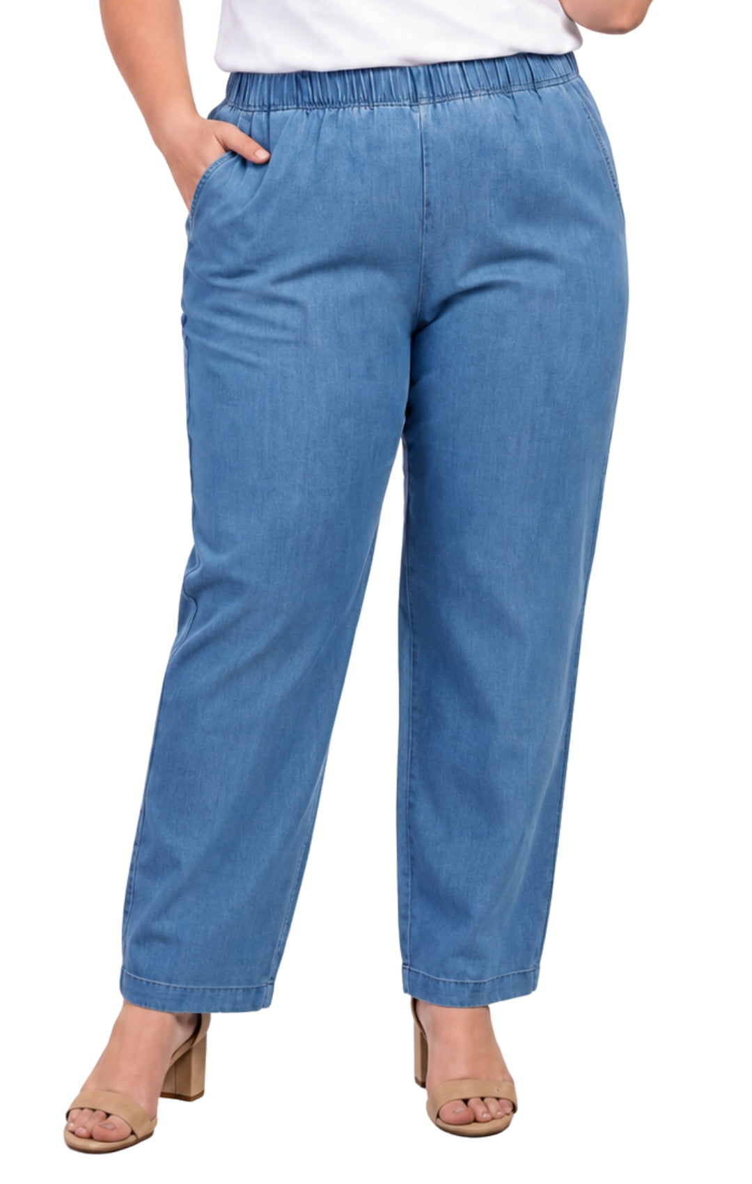 Women's Lightweight Pull-On Denim Jeans