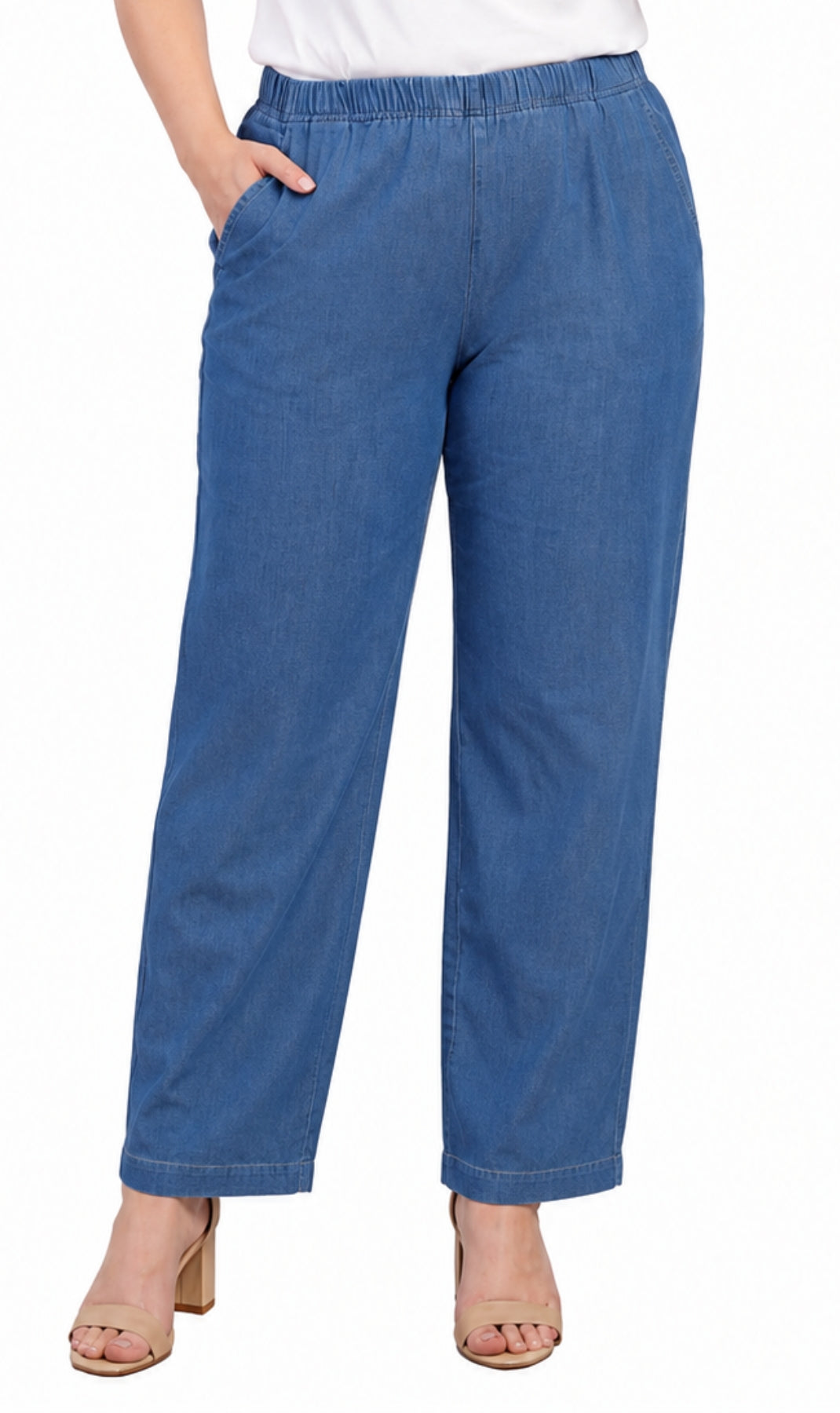 Women's Lightweight Pull-On Denim Jeans