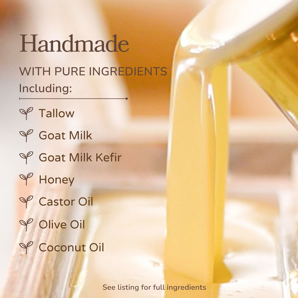 Milk + Honey Fragrance-Free Tallow & Goat Milk Soap | 4.5 oz