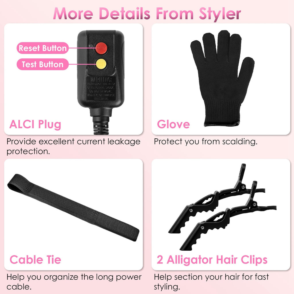 5-in-1 Air Styler Hot Air Brush Set