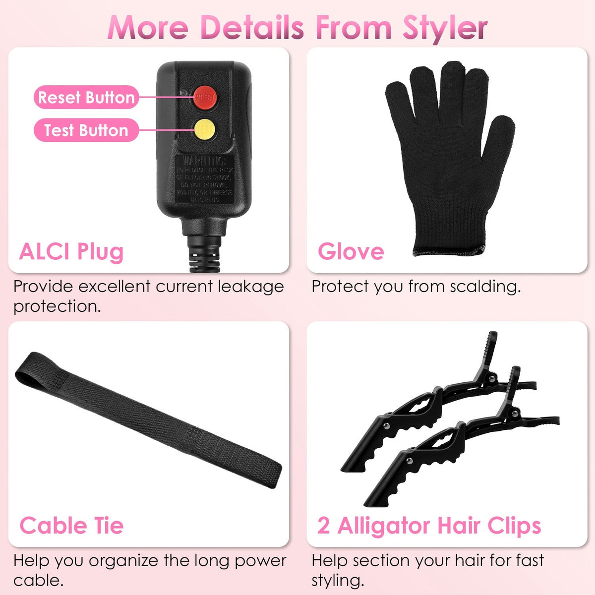 5-in-1 Air Styler Hot Air Brush Set