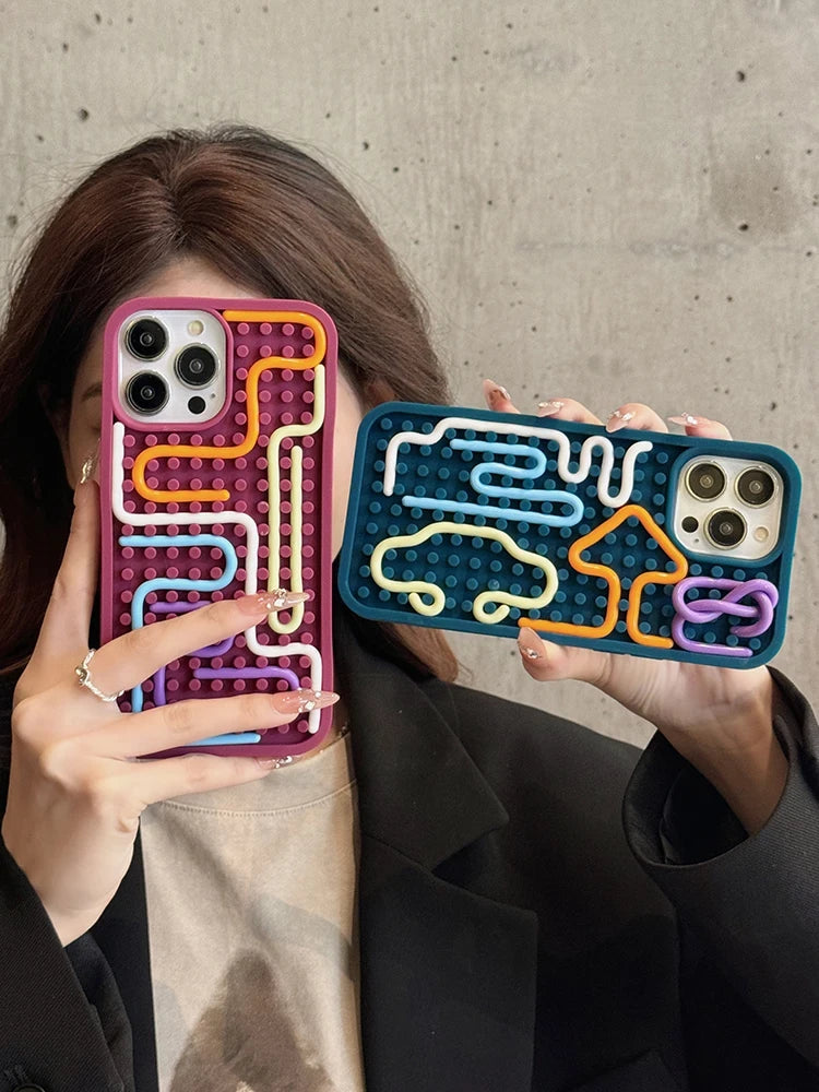 Silicone Sensory Activity Phone Case