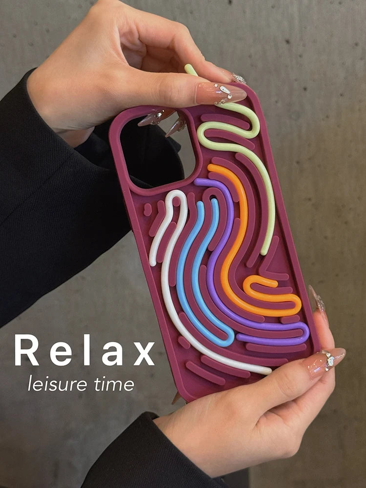 Silicone Sensory Activity Phone Case