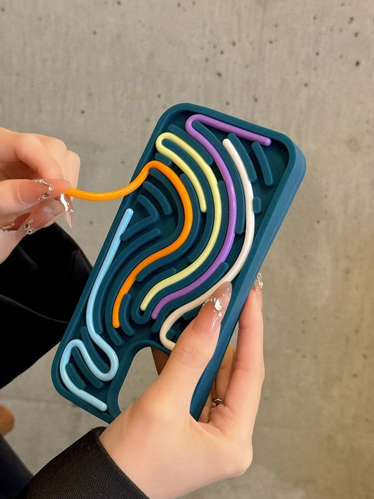 Silicone Sensory Activity Phone Case