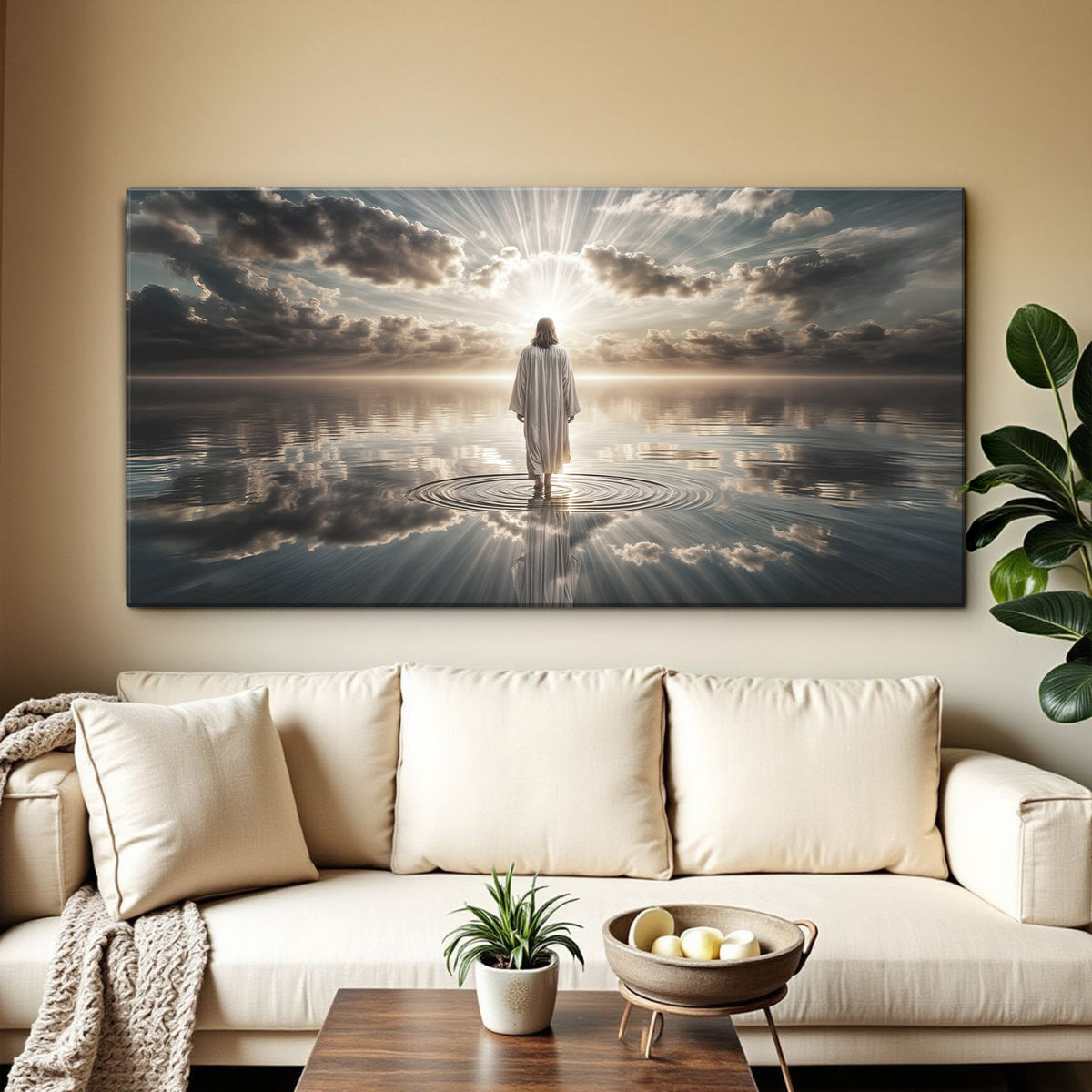 Walking on Water Faith Wall Art III