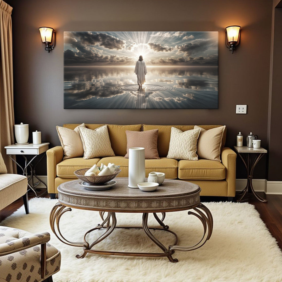 Walking on Water Faith Wall Art III