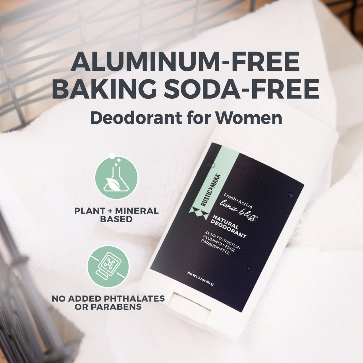 LUNA BLISS Natural Deodorant