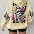 Retro Skull Graphic Sweatshirt