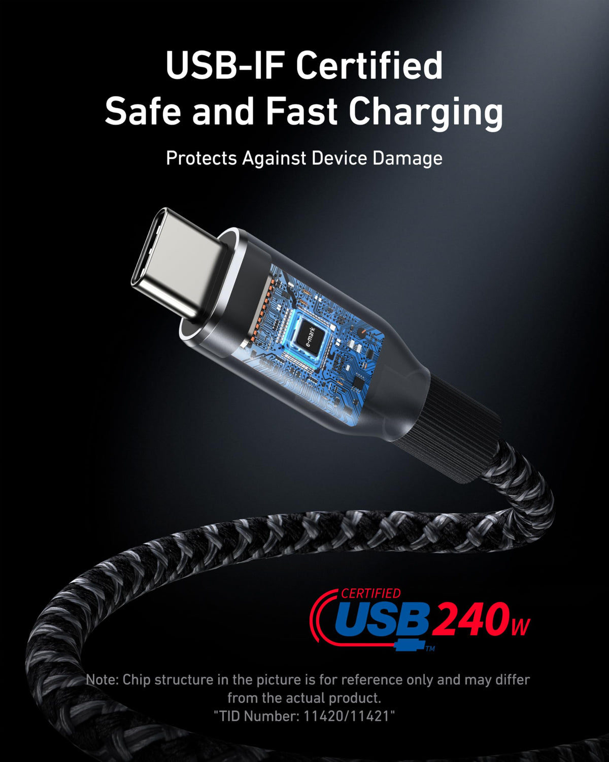 Anker Prime USB-C to USB-C Cable (240W)