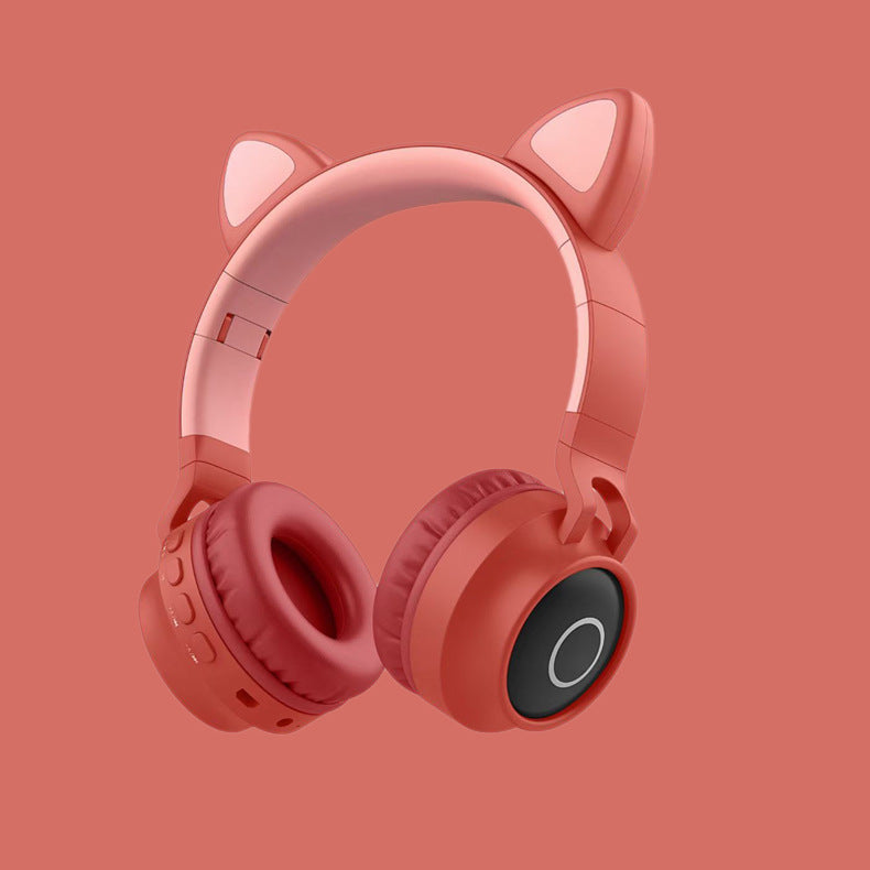 LED Cat Ear Headphones Wireless Bluetooth 5.0