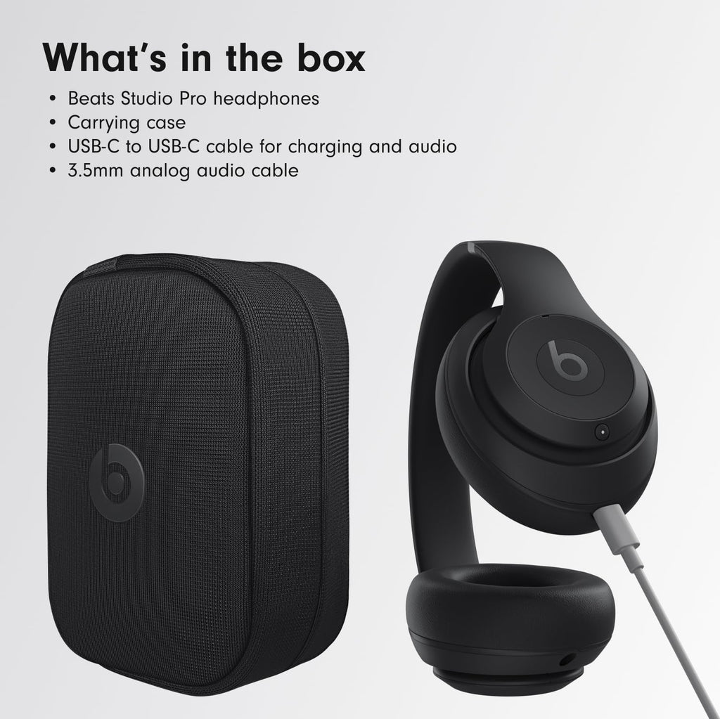 Beats Studio Pro Wireless Headphones Black Refurbished