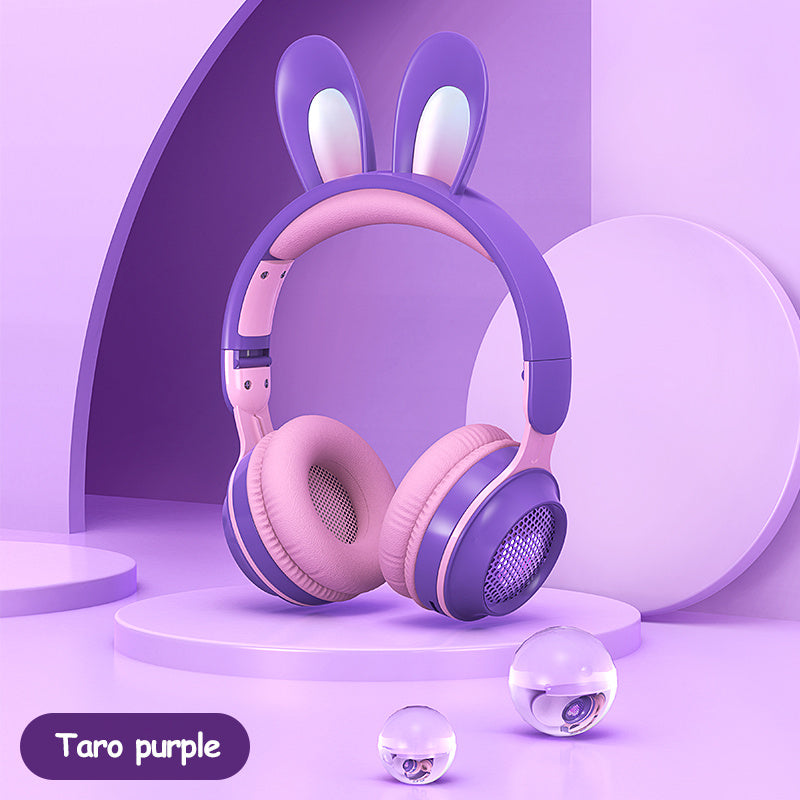 RGB Rabbit Ear Wireless Bluetooth Headphones