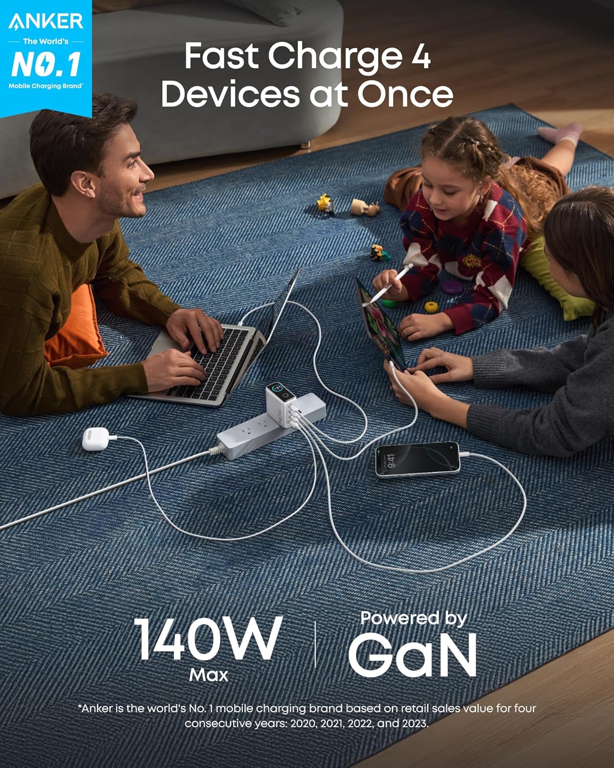 Anker Charger 140W 4-Port PD 3.1