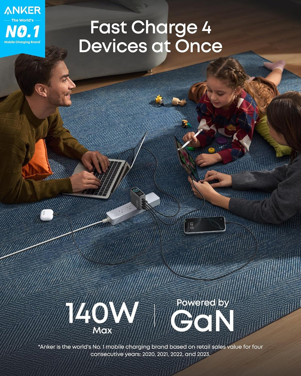 Anker Charger 140W 4-Port PD 3.1