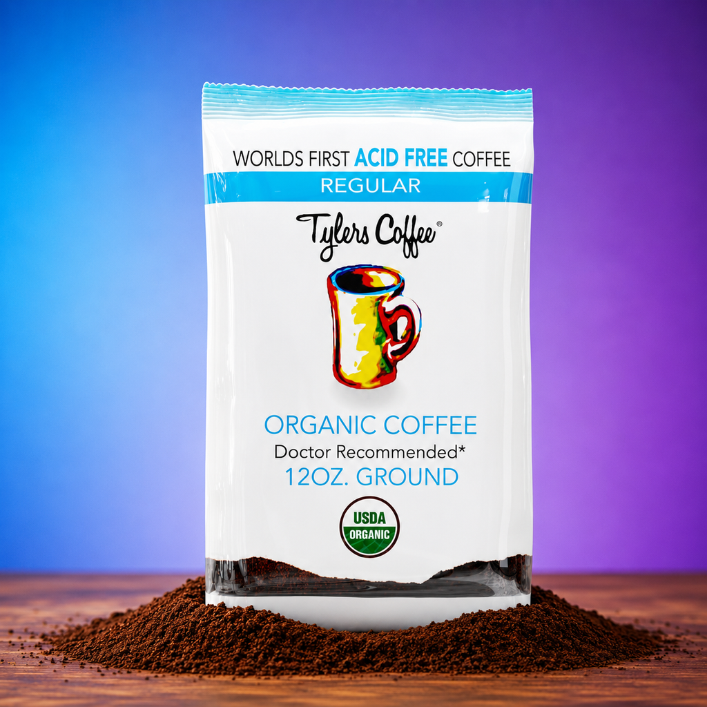 Tylers Coffee - Regular Acid Free Ground Coffee