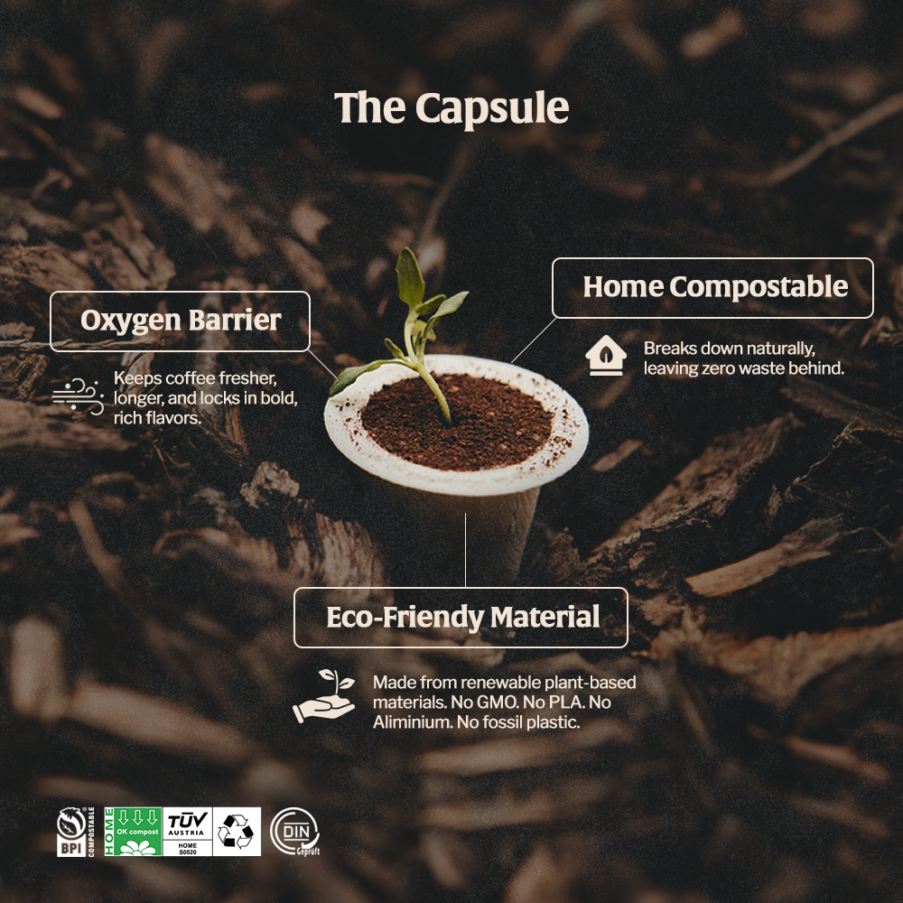 Organic Espresso Coffee Capsules