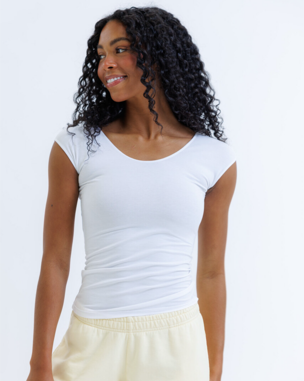 Women's Tri-Blend Scoop Neck Essential Tee
