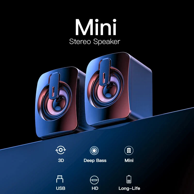 Mini USB Wired Computer Speakers