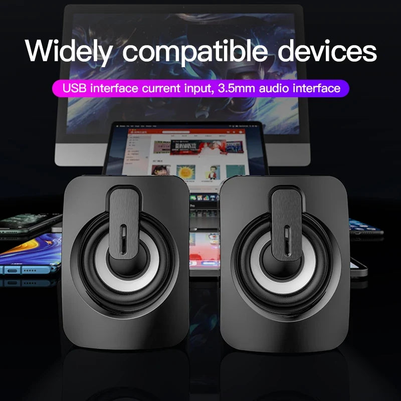 Mini USB Wired Computer Speakers