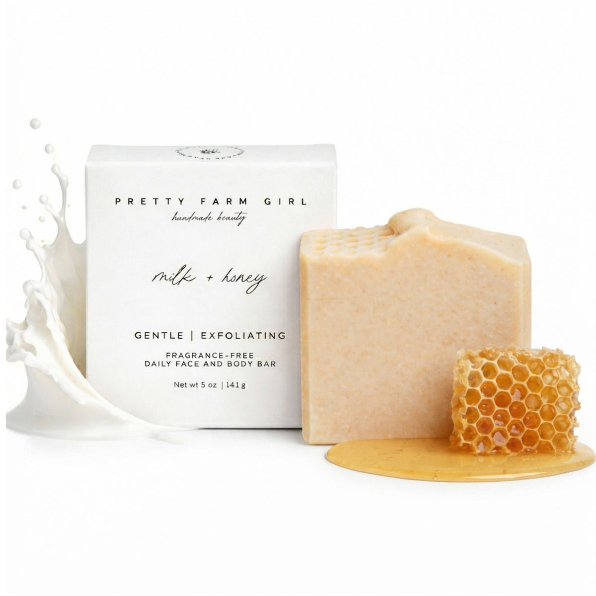 Milk + Honey Fragrance-Free Tallow & Goat Milk Soap | 4.5 oz