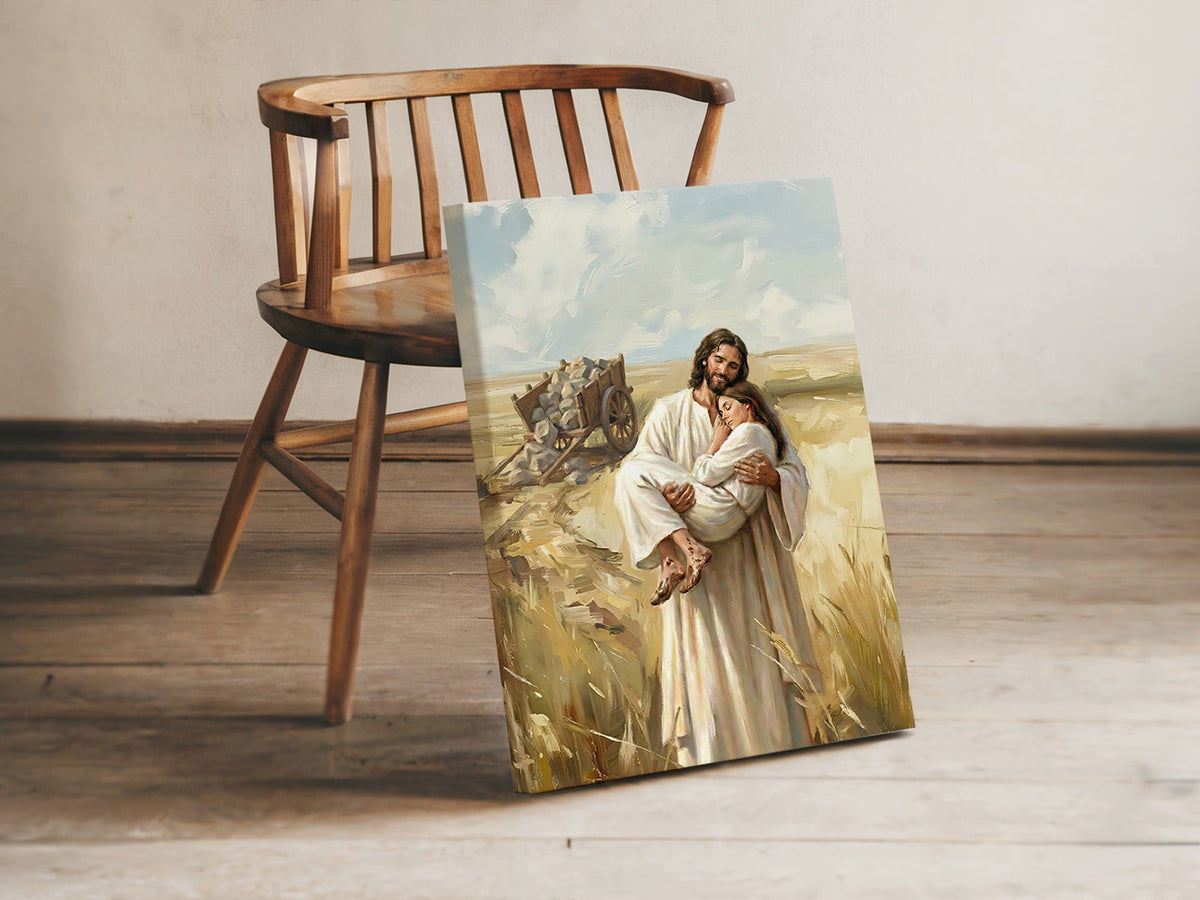 Rest in Him Canvas Artwork