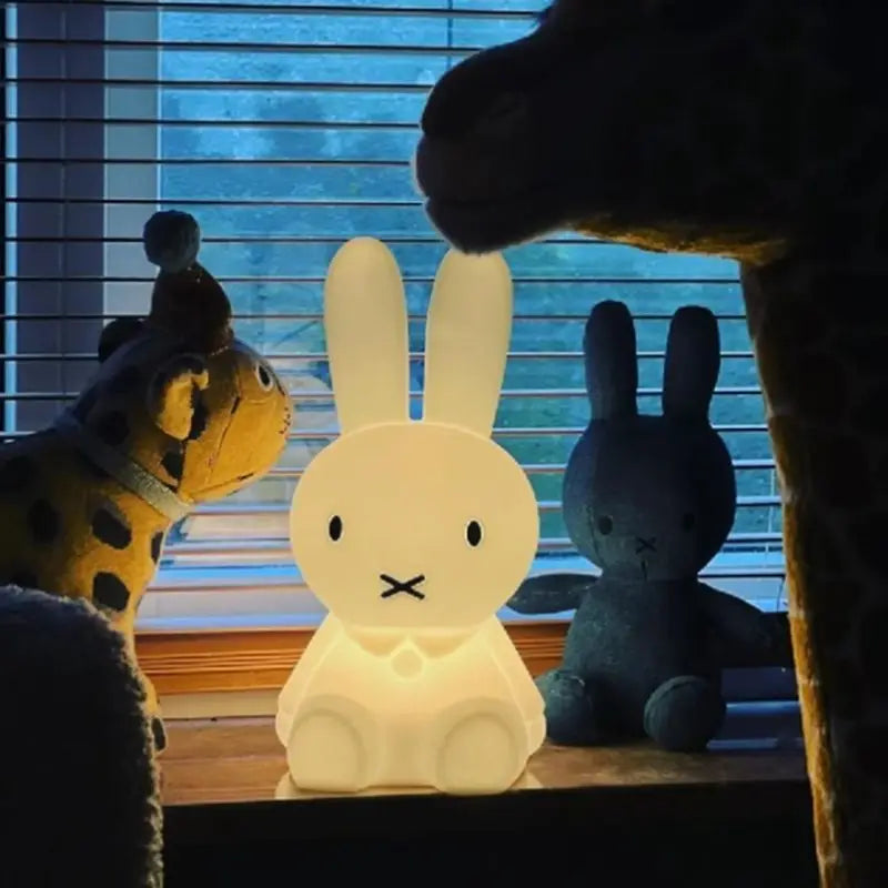 28CM Miffy Kawaii Colorful Remote-controlled Bedroom Ambient Light