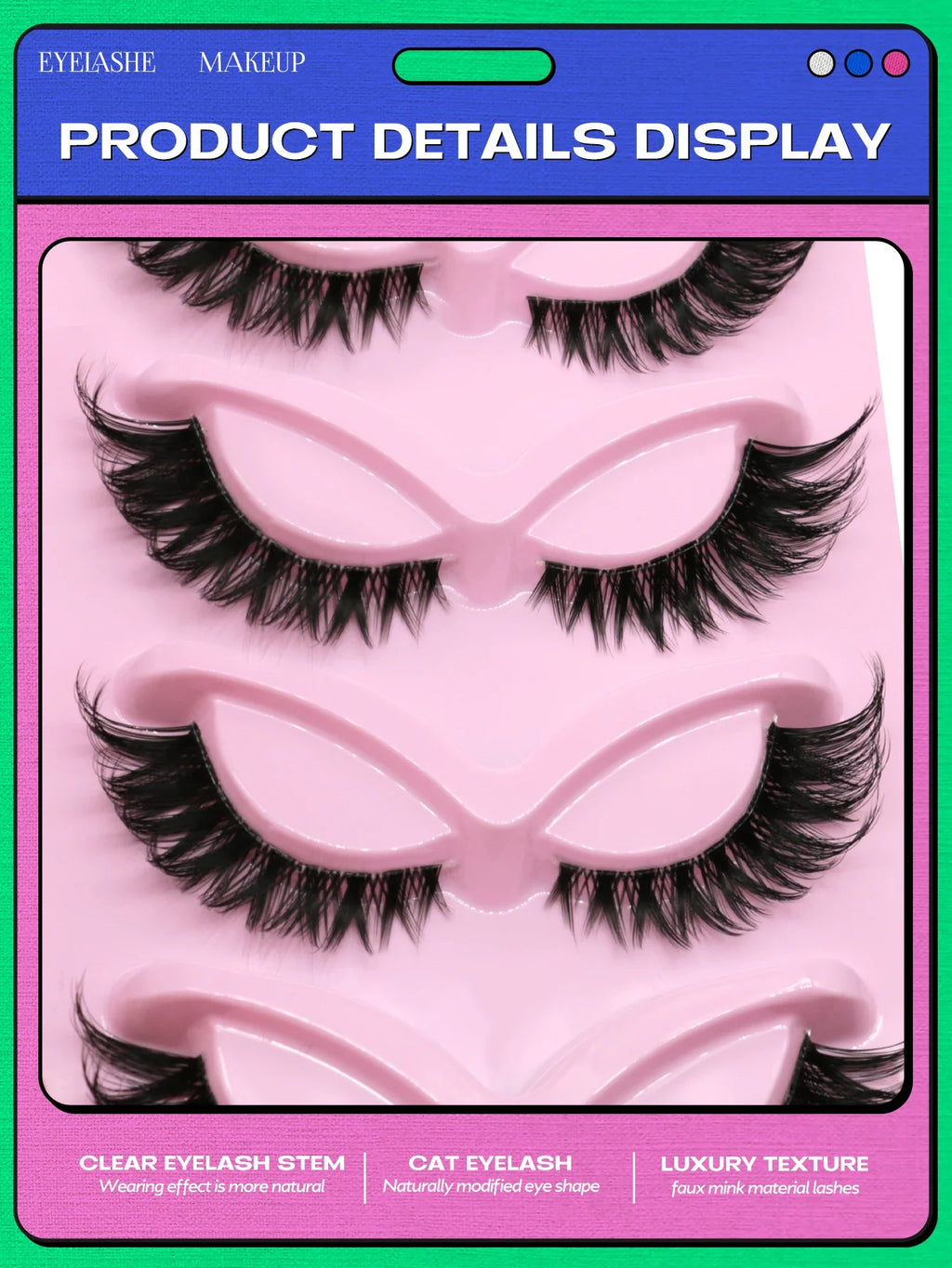 Veltrinay Cat Eye Lashes 5 Pairs