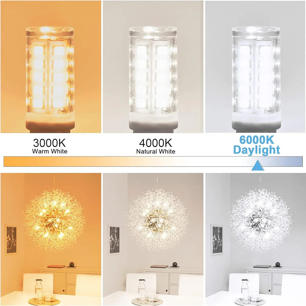 10Pcs G9 LED Bulb Warm/Cool White Spotlight Halogen Lighting