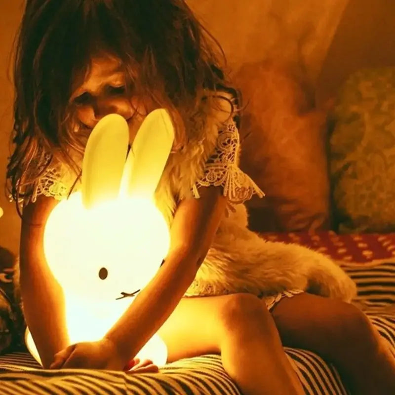 28CM Miffy Kawaii Colorful Remote-controlled Bedroom Ambient Light