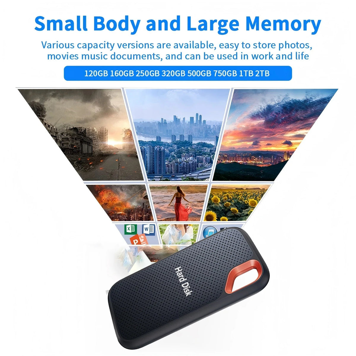 Portable USB External Storage Drive