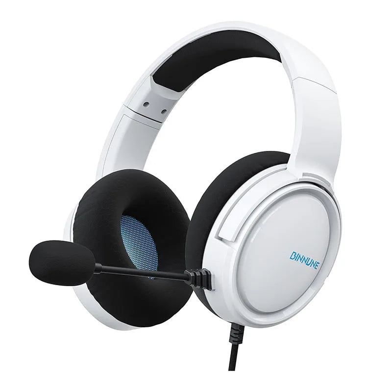 BINNUNE Gaming Headset with Mic for PS4, PS5, Xbox, Series X|S, Xbox One, PC ,Switch, Wired Gaming Headphones