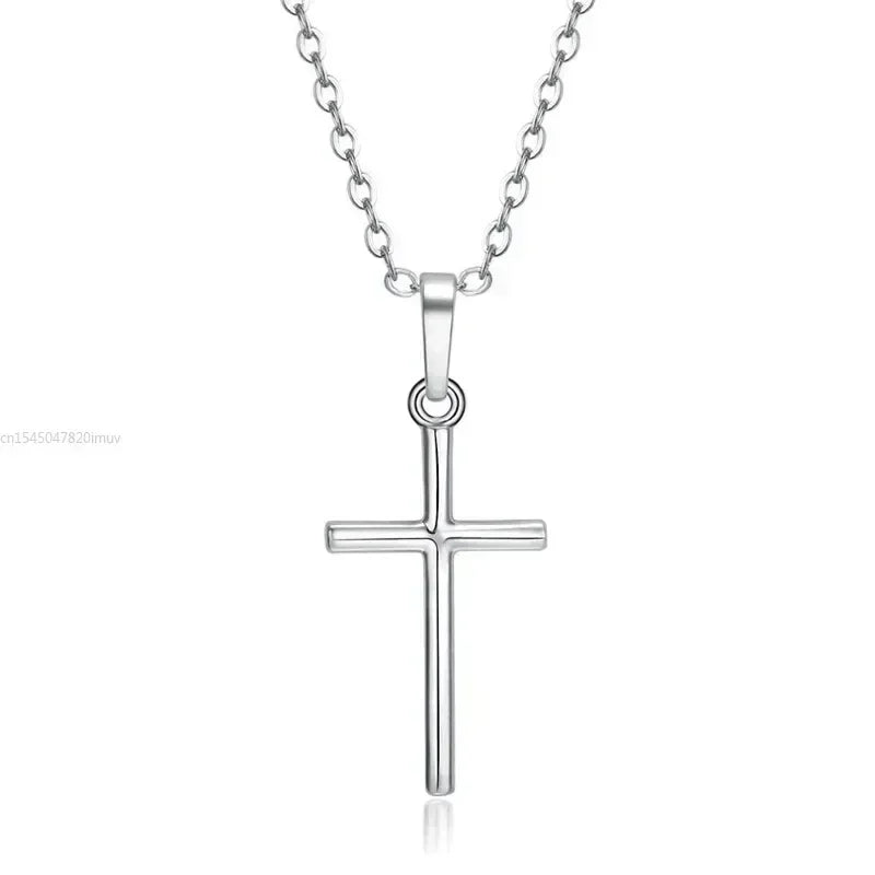 Crystal Cross Pendant Necklace