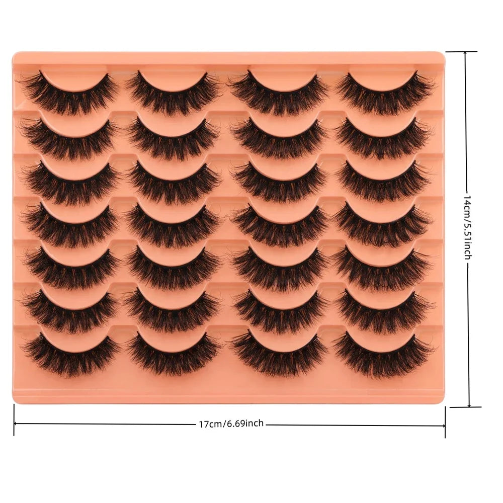 14 Pairs Russian Strip Lashes