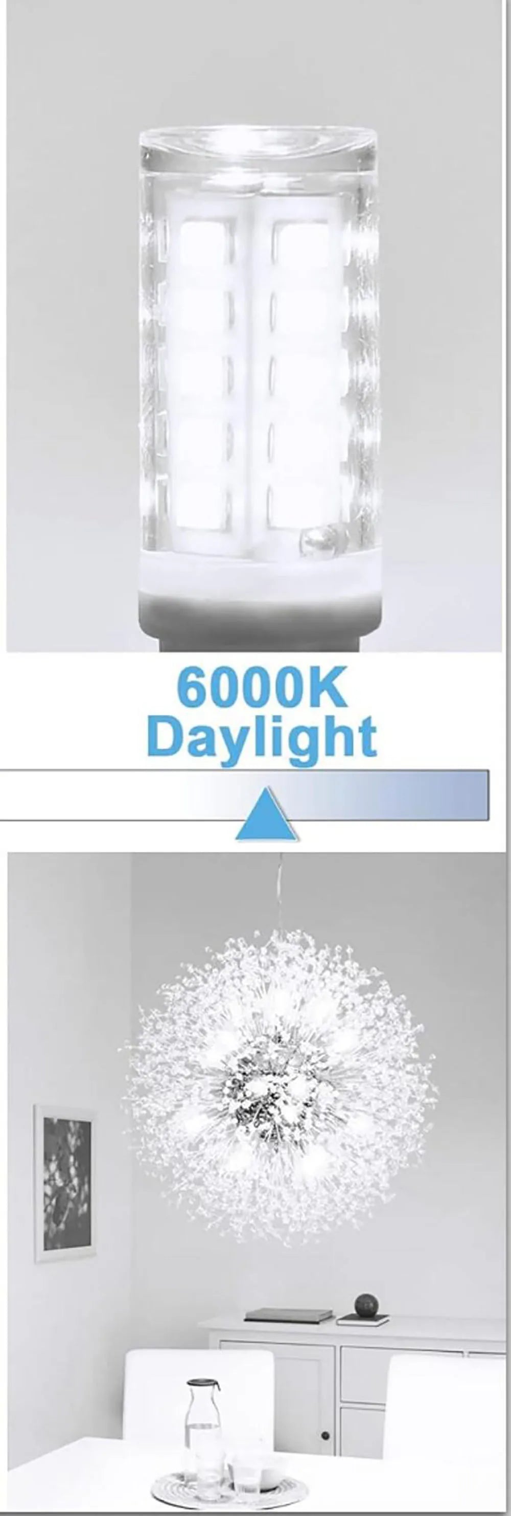 10Pcs G9 LED Bulb Warm/Cool White Spotlight Halogen Lighting