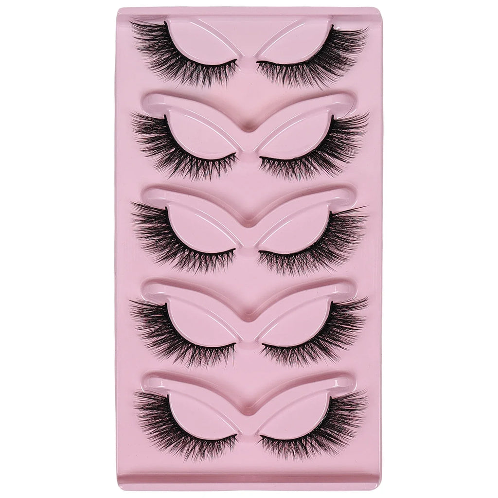 Cat Eye Strip Lashes 5 Pairs