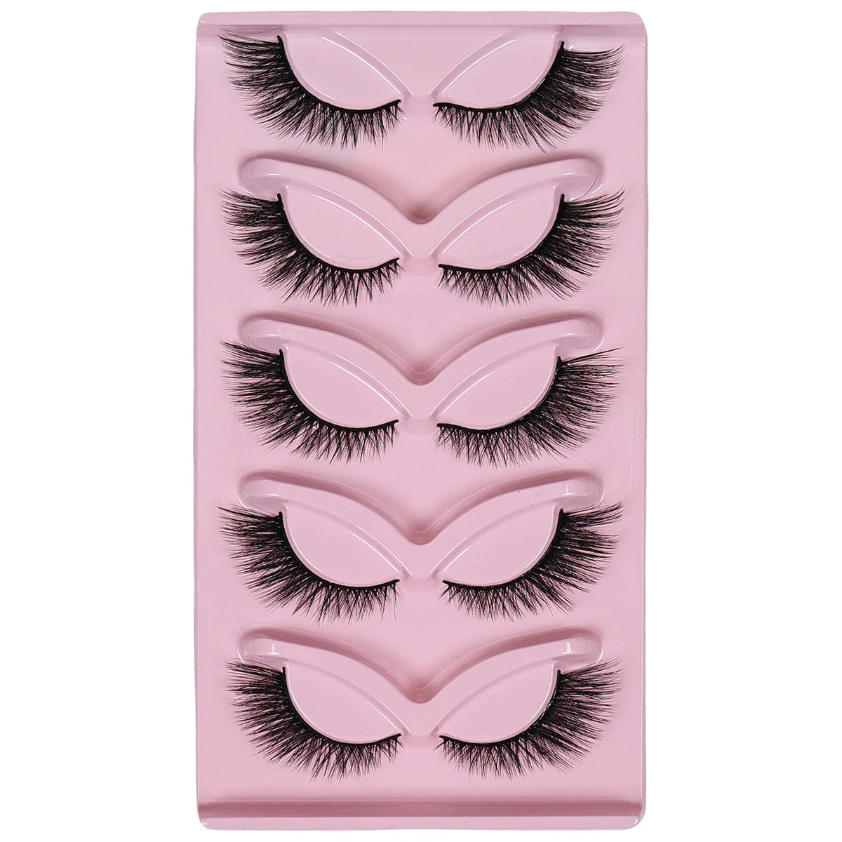 Cat Eye Strip Lashes 5 Pairs