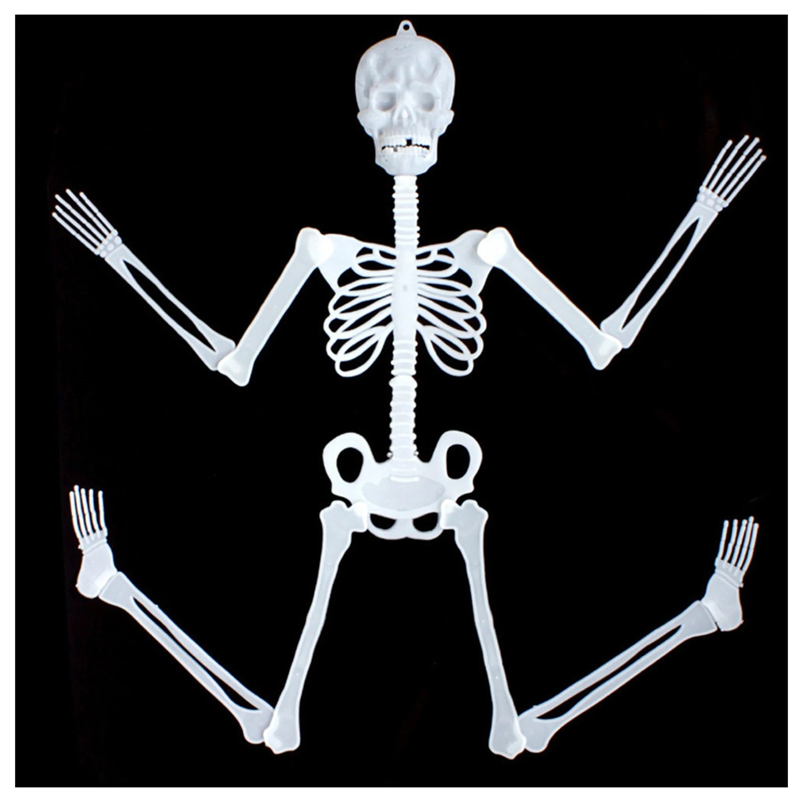 Glowing Skeleton Halloween Decoration – 32cm Spooky Haunted House Prop