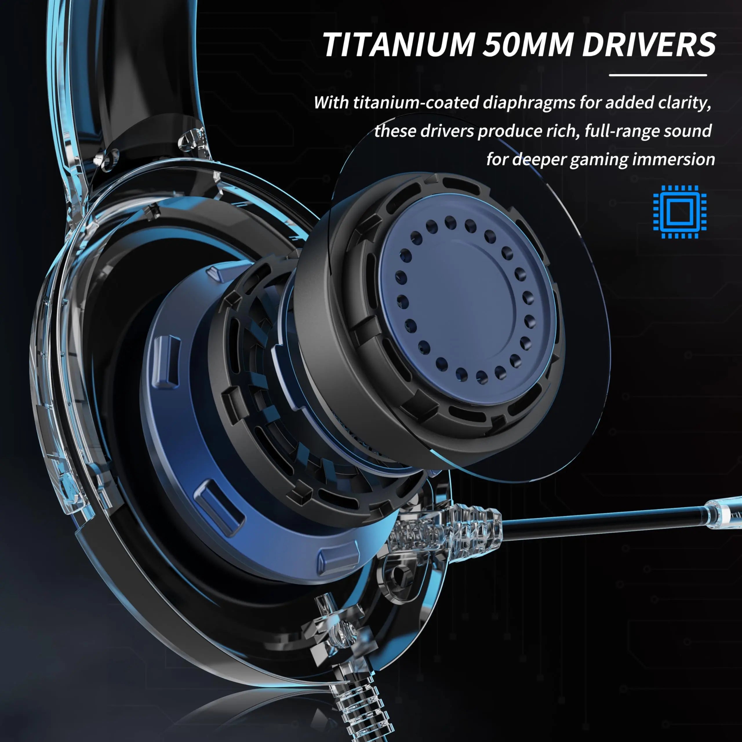 BINNUNE Gaming Headset with Mic for PS4, PS5, Xbox, Series X|S, Xbox One, PC ,Switch, Wired Gaming Headphones