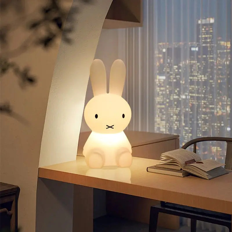 28CM Miffy Kawaii Colorful Remote-controlled Bedroom Ambient Light