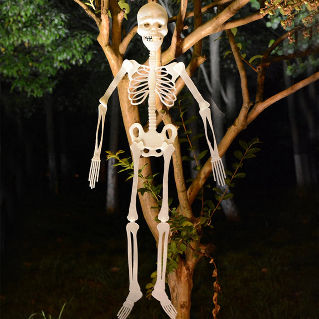 Glowing Skeleton Halloween Decoration – 32cm Spooky Haunted House Prop