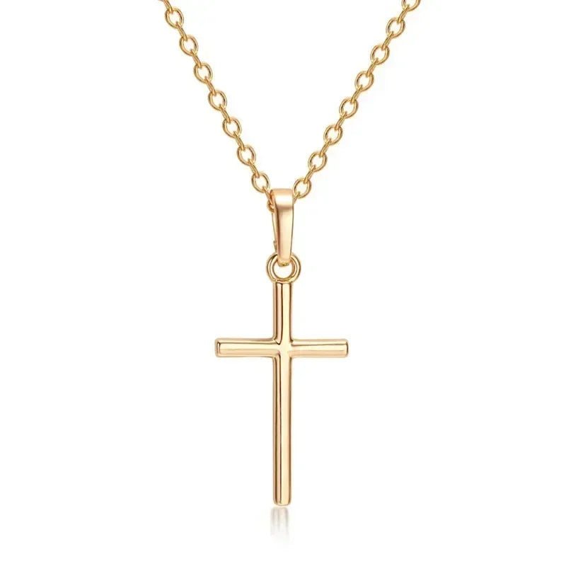 Crystal Cross Pendant Necklace