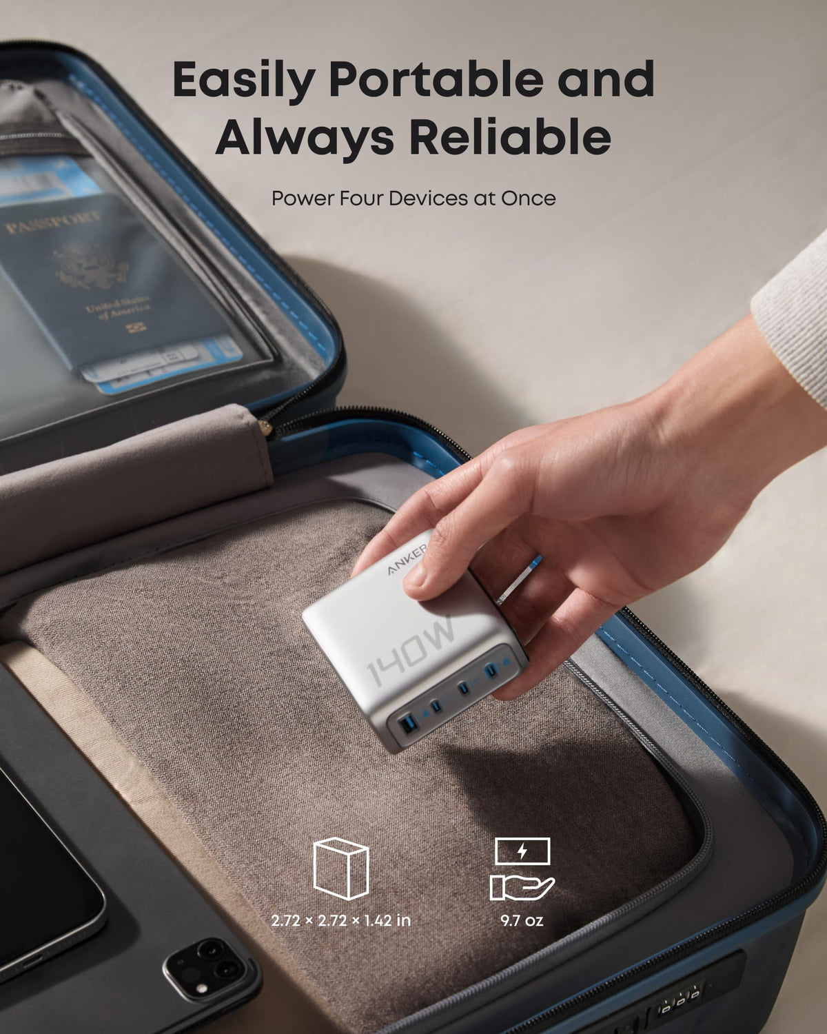 Anker Charger 140W 4-Port PD 3.1