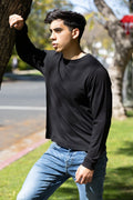 Men's Bamboo Viscose Organic Cotton Long Sleeve T-Shirt