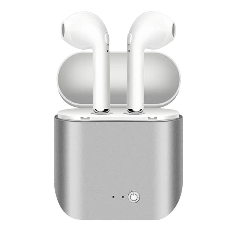 Metallic Bluetooth Wireless Earbuds with Charging Case