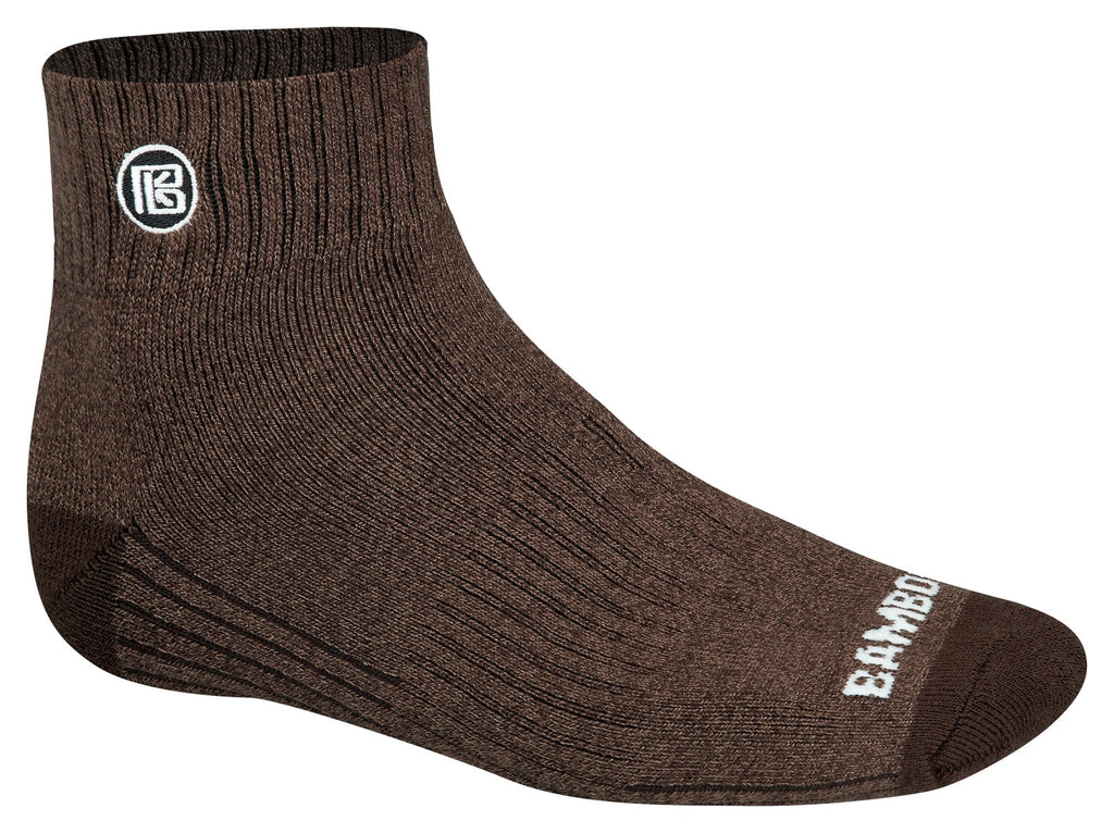 Men's Bamboo Quarter Crew Hiking Socks