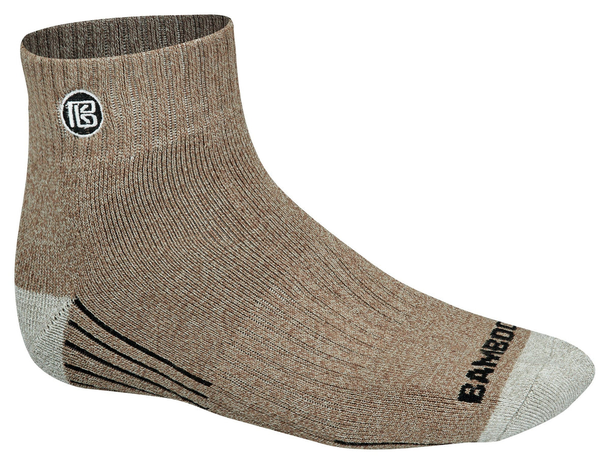 Men's Bamboo Quarter Crew Hiking Socks