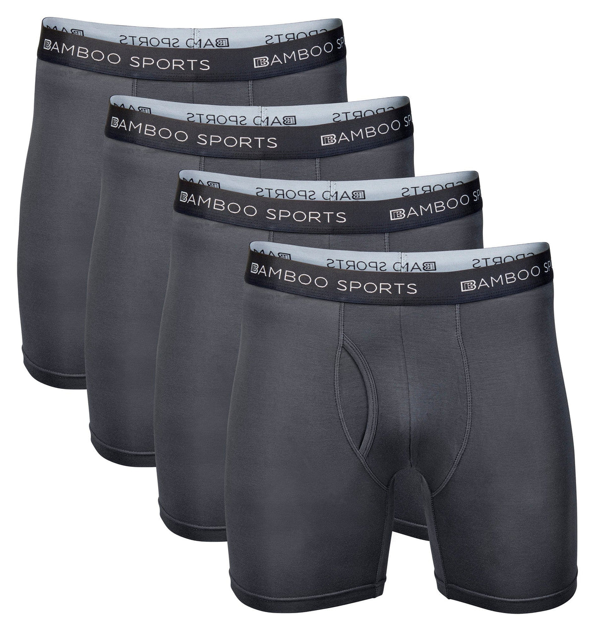 Men's 4 Inseam Bamboo Rayon Boxer Briefs