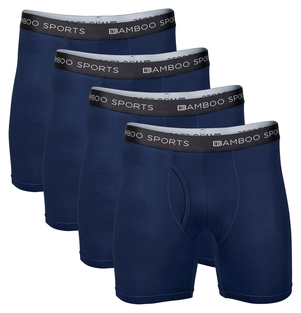 Men's 4 Inseam Bamboo Rayon Boxer Briefs