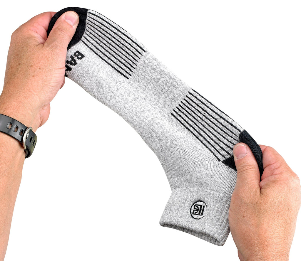 Men's Bamboo Quarter Crew Hiking Socks